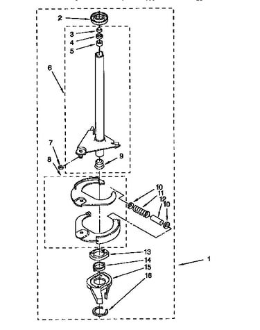 Brake and drive tube 388952