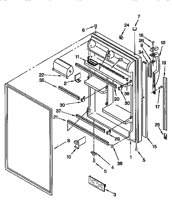 REFRIGERATOR DOOR