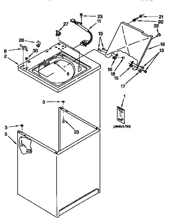 Top and cabinet
