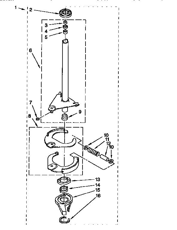 Brake and drive tube 388951
