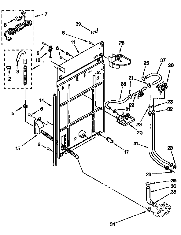 Rear panel