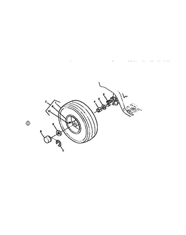 Rear wheels and tires