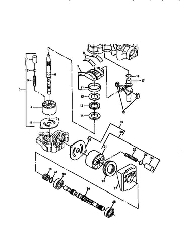 Range shift, pump and motor