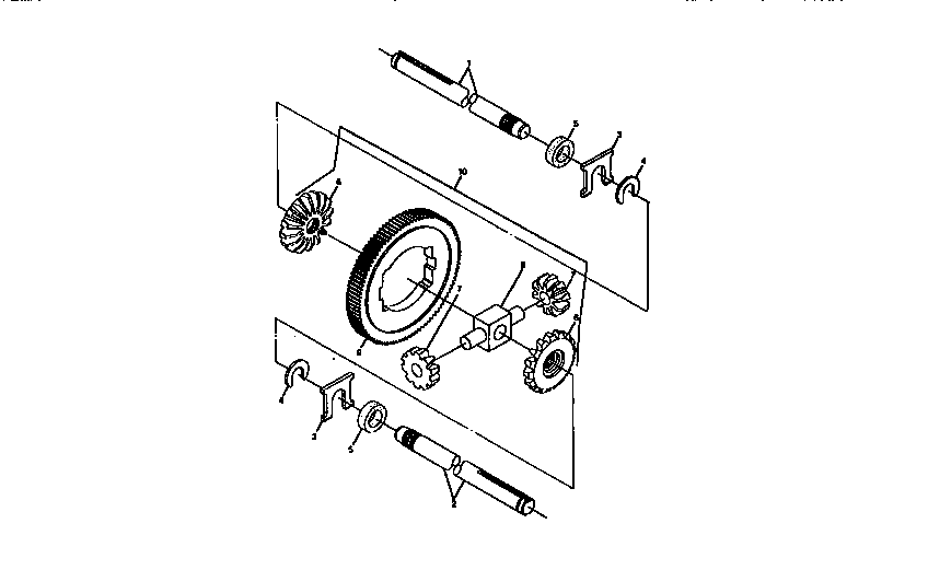 Differential and rear axle