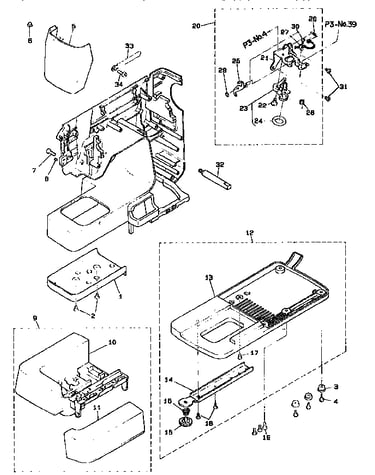 Cover and thread winder