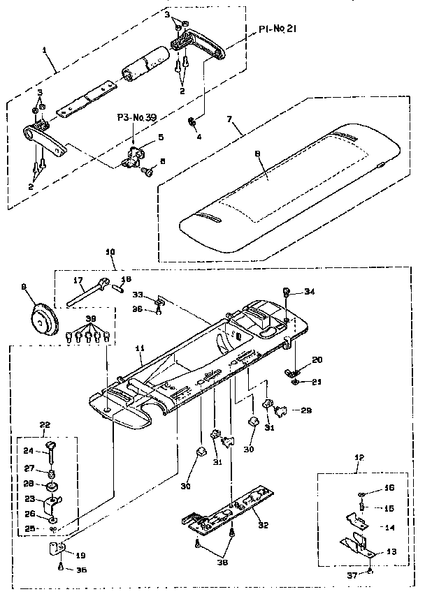 Upper cover&plate&base tension