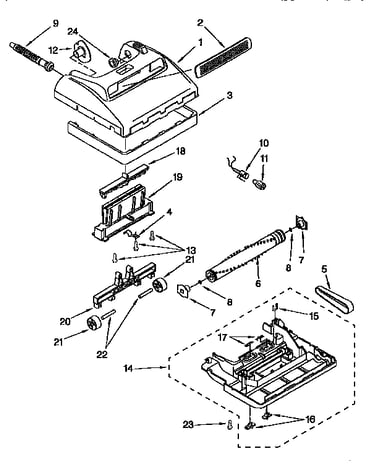 Nozzle and motor
