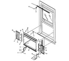 Kenmore 2539762290 window mounting kit diagram