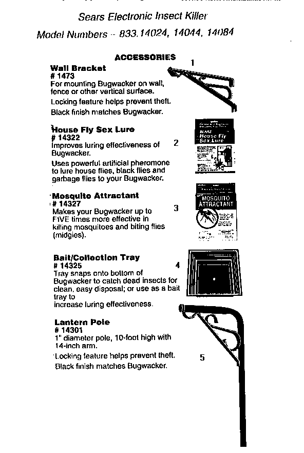 OPTIONAL ACCESSORIES