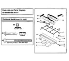Kenmore 92040154 replacement parts diagram