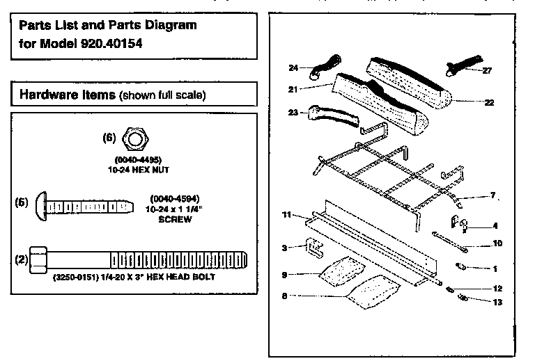 Replacement parts
