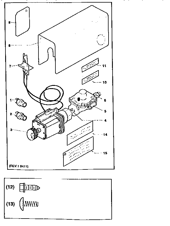 Conversion kit to natural gas