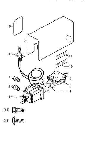 Conversion kit to l.p. gas