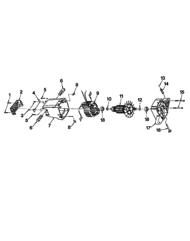 Field and armature assembly