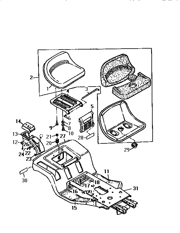 FRAME AND SEAT