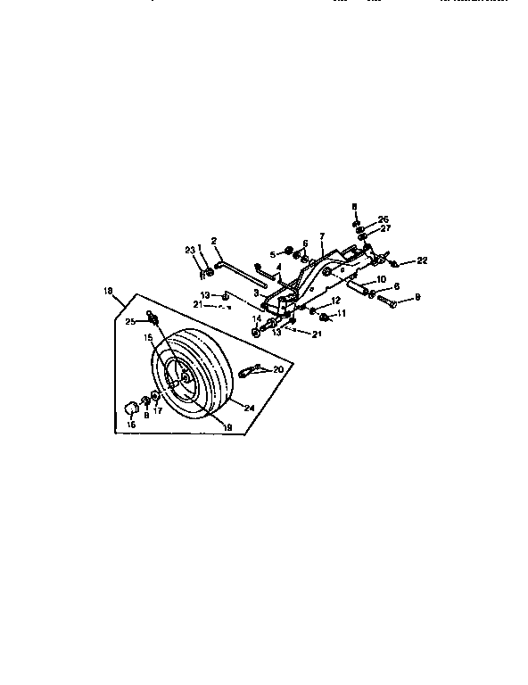 FRONT AXLE AND WHEELS