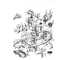 Craftsman 750256050 mower deck 46" (1.17m) diagram