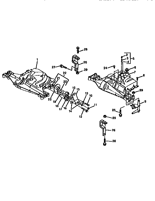 TRANSAXLE SHIFTER, BRAKE&CASE