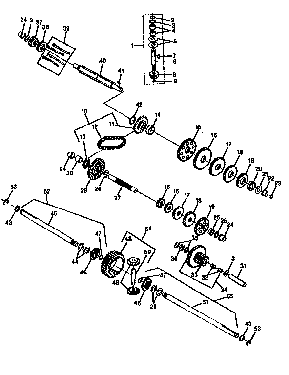 TRANSAXLE SHAFTS AND GEARS