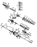 Transaxle shafts and gears