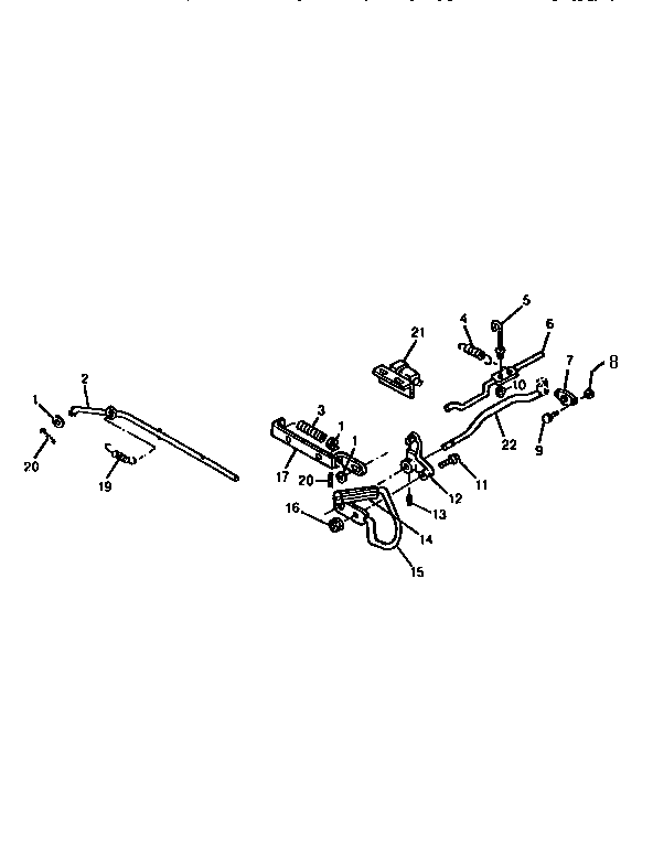 BRAKE AND CLUTCH LINKAGE