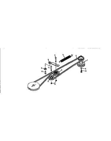 Belt drive and idlers