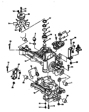 Transaxle case