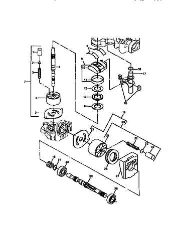 Range shift, pump and motor