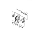 Craftsman 750256060 differential and rear axle diagram