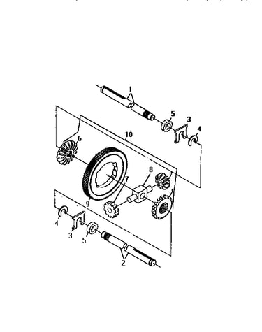 Differential and rear axle