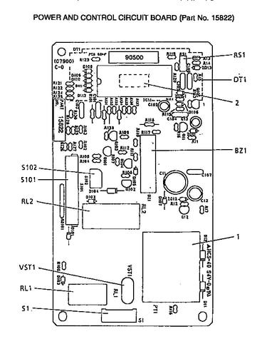 Power and control circuit board