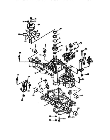 Transaxle case