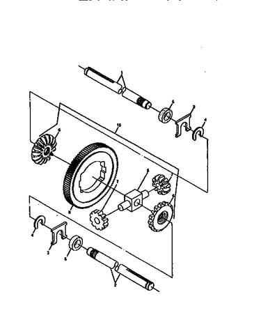 Differential and rear axle
