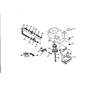 Sabre 1646 fuel line, muffler, drive sheave diagram