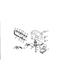 Fuel line, muffler, drive sheave