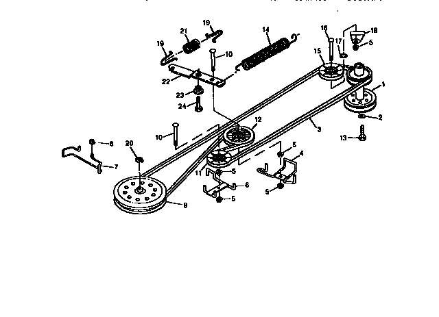 Belt drive and idlers