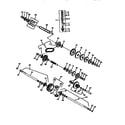 Sabre 1546 transaxle shafts and gears diagram