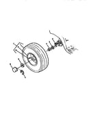 Rear wheels and tires