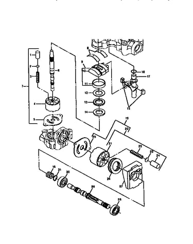 Range shift, pump and motor