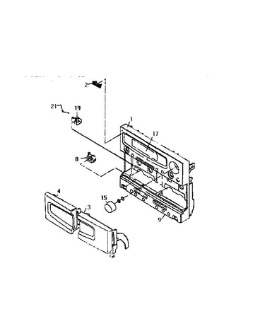 Cassette door assembly