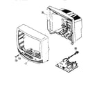 RCA T25003BC cabinet parts diagram