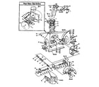 Dynamark DY-824-1 4 and 5 h.p. auger housing assy. diagram