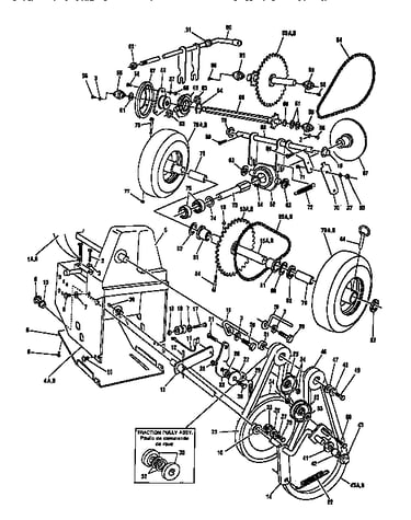 8 and 10 h.p. motor mount assy.