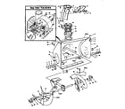 Dynamark DY-824-1 8 and 10 h.p. auger housing assy. diagram