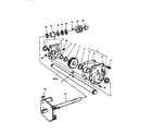 Dynamark DY-824-1 gear box assembly diagram