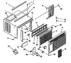 Kenmore 1069760670 cabinet diagram