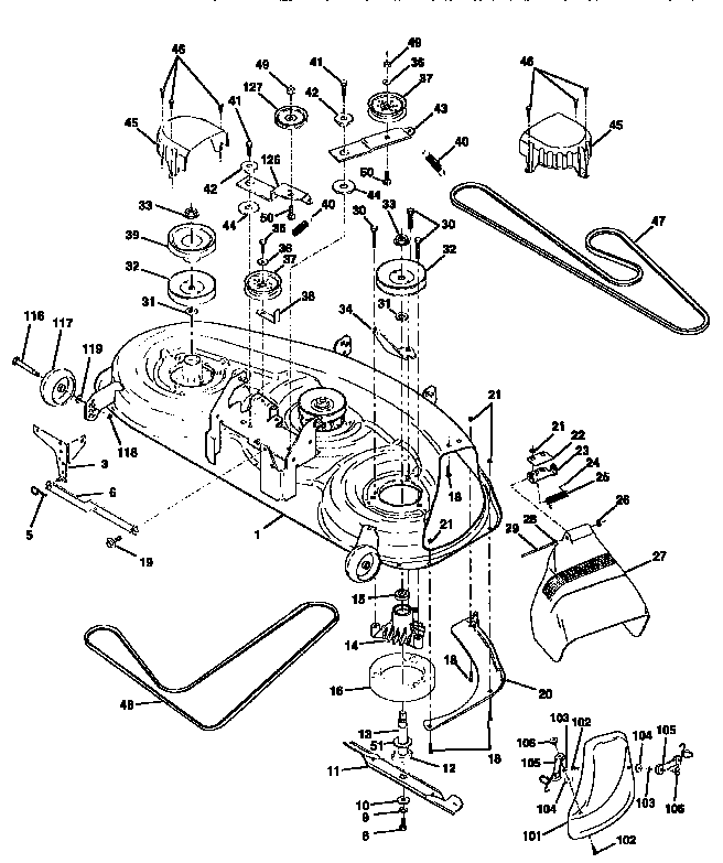 Mower deck