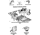 Craftsman 113177040 accessories and sawdust collection series diagram