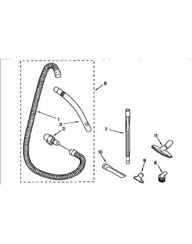Hose and attachment