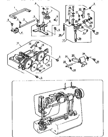 Bobbin winder assembly